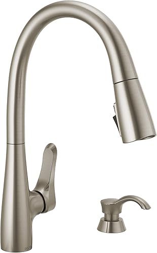 Delta 19756Z-SPSD-DST Dunsley - Grifo de cocina, acero inoxidable SpotShield