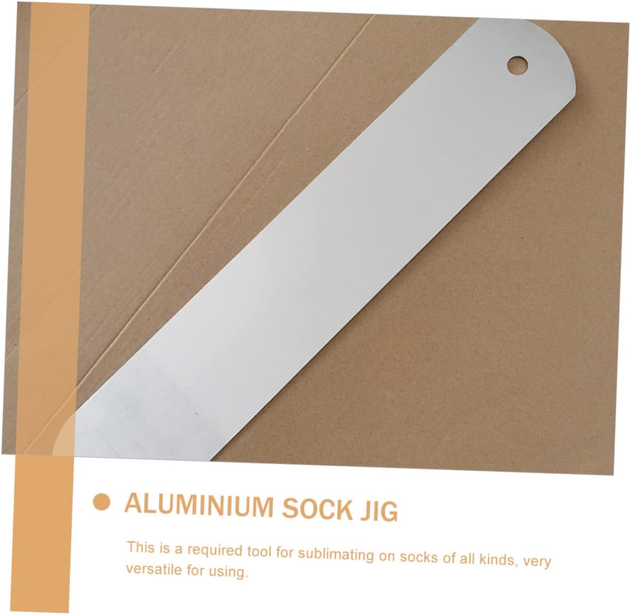 Hohopeti 2pcs Sublimation Sock Jigs Sock Shaping Board Aluminum Board Heat Press Jigs for Printing
