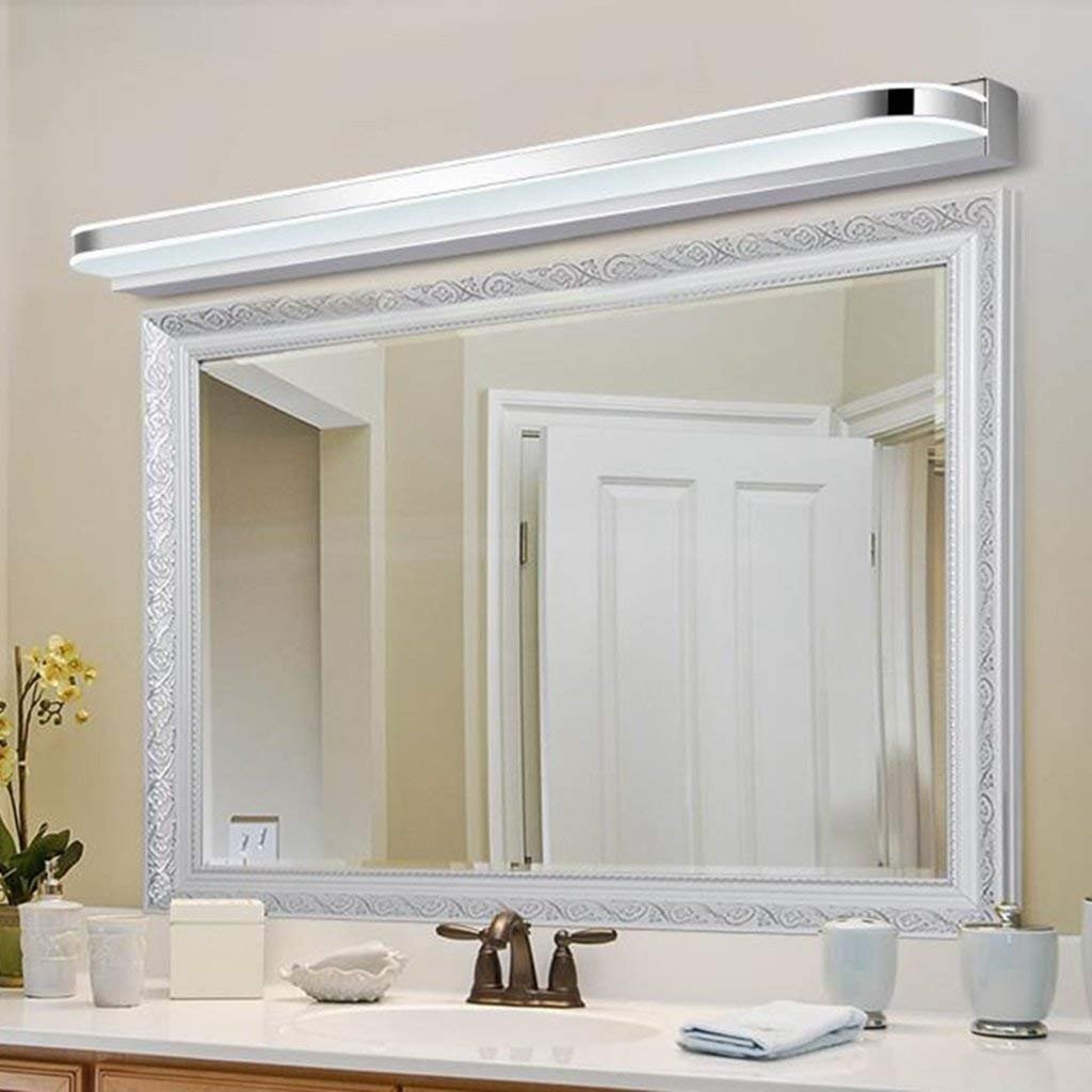 Lámparas de Espejo de Baño Lámparas Delanteras, Led Impermeable Anti-Niebla Baño de Baño Luz Moderno Moderno Luces de Pared Iluminación de Pared/Warm Light 120Cm