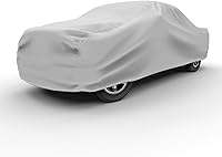 Budge Protector V 5-Layer Waterproof Truck Cover, All-Weather Dust Proof, Soft Lining, Fits Trucks Up to 264", Gray Size 8