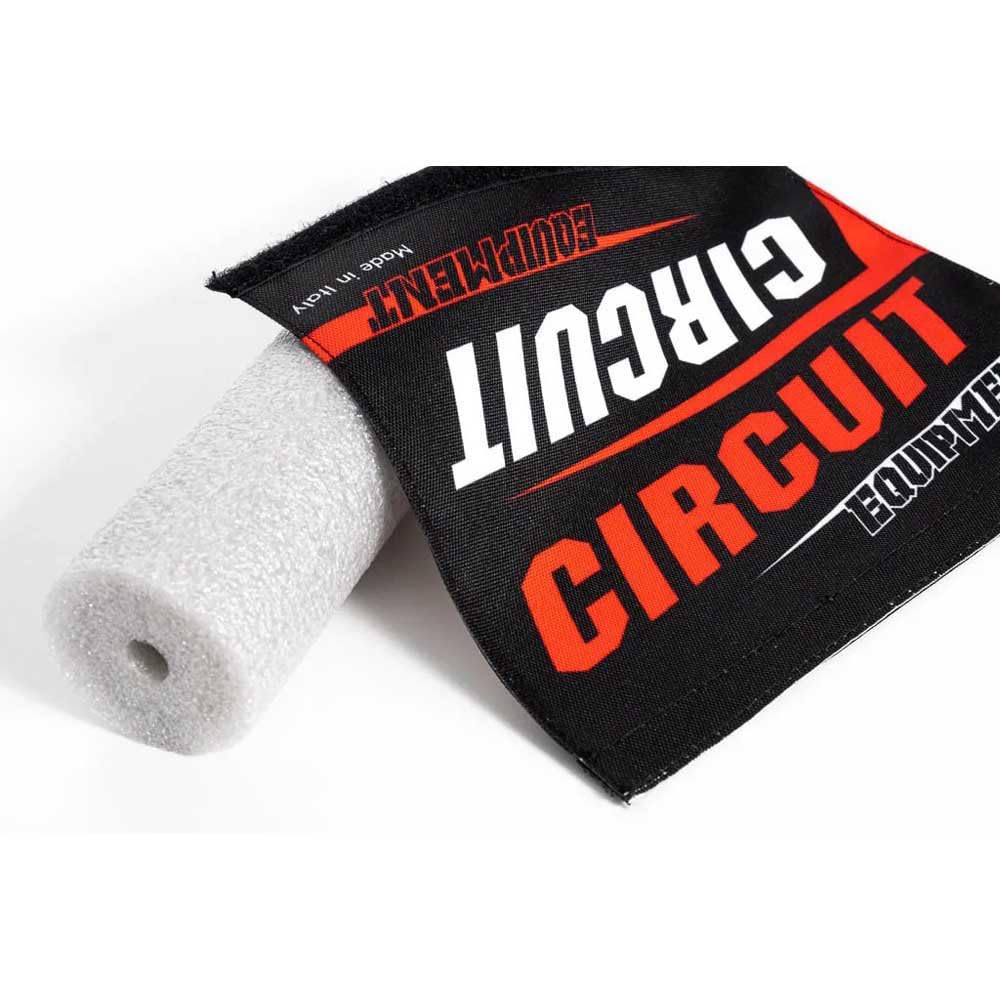 Circuit Equipment – Paracolpi Manubrio MXIII in Foam con Cover in Tessuto Poliestere Stampato – Rosso – vestibilità Universale – 273 mm