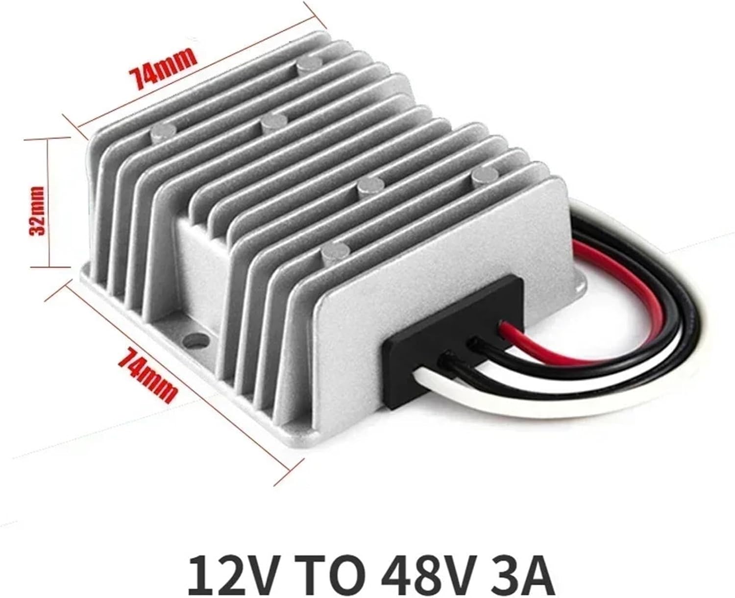 1 Pcs 12V 24V to 56V/48V 10A 5A 3A Boost Step up converterTransformer Voltage Regulator DC DC Power Supply for Auxiliary Batteries(12V to 48V 3A)