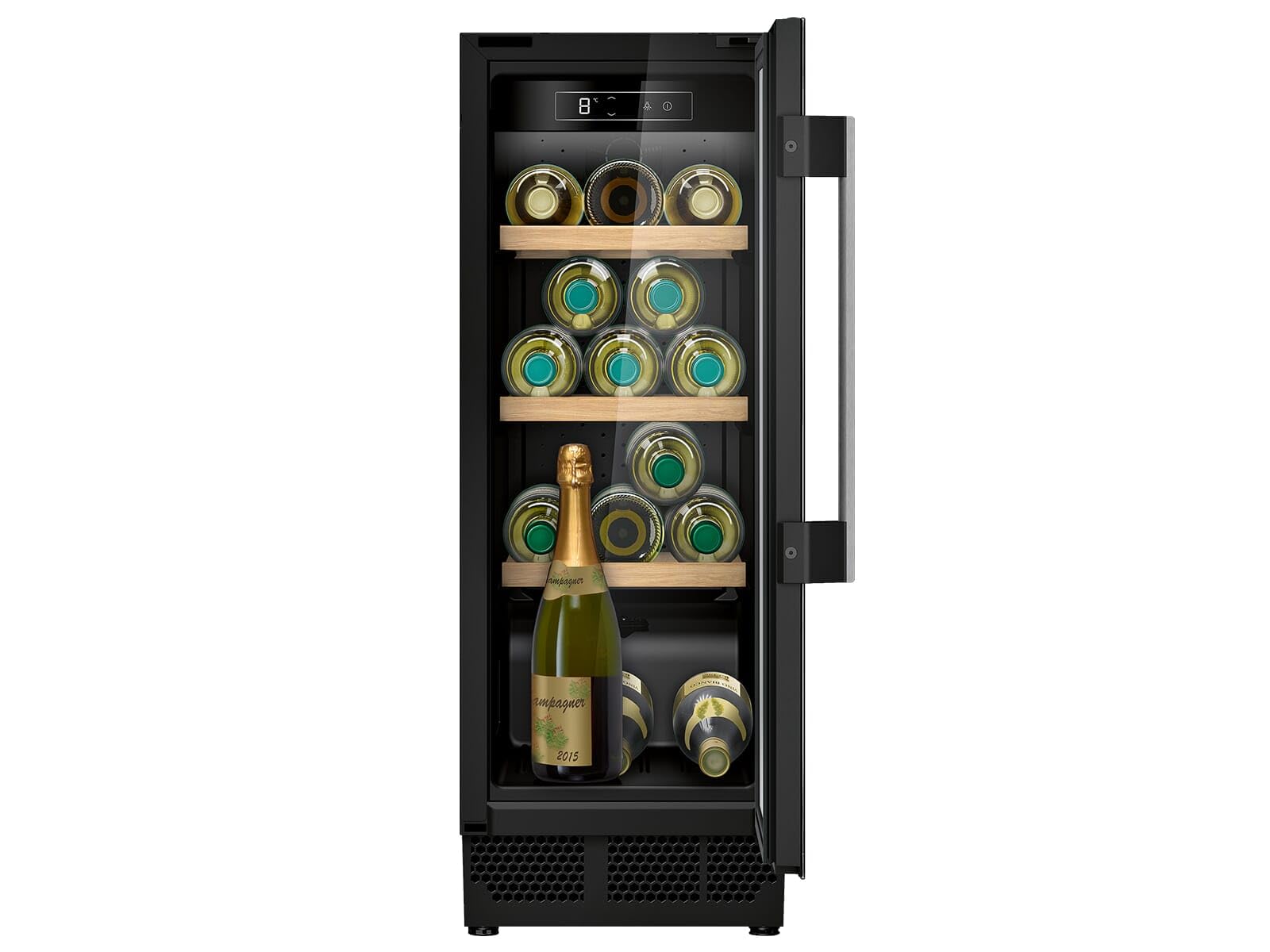 Neff KU9202HF0, Unterbau-Weinlagerschrank, N70, EEK: F, 82.0 x 30.0 cm, Gesamt: 58l