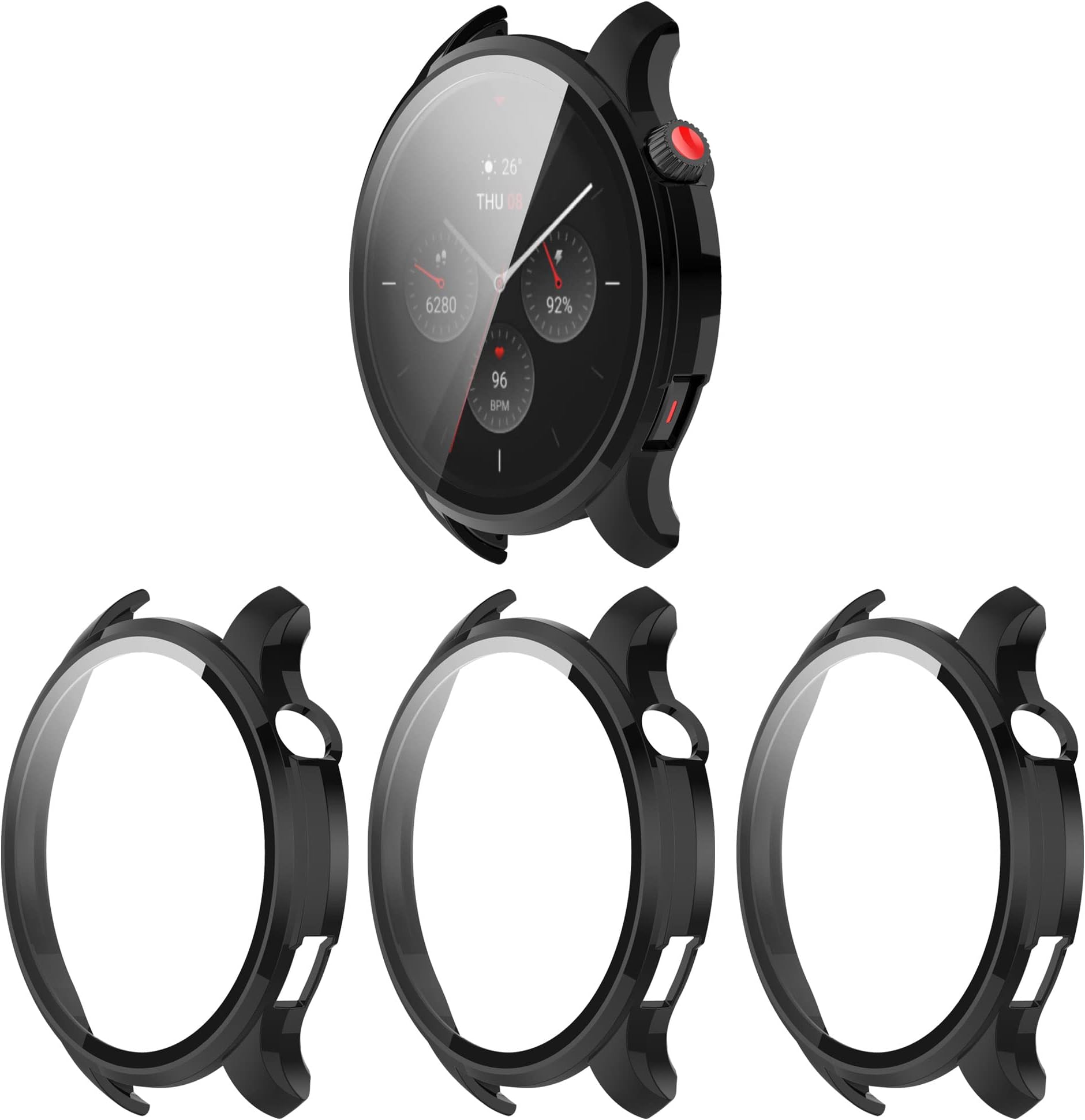 3-pack TPU Screen Protector For Amazfit GTS 4 Mini Supershieldz 3