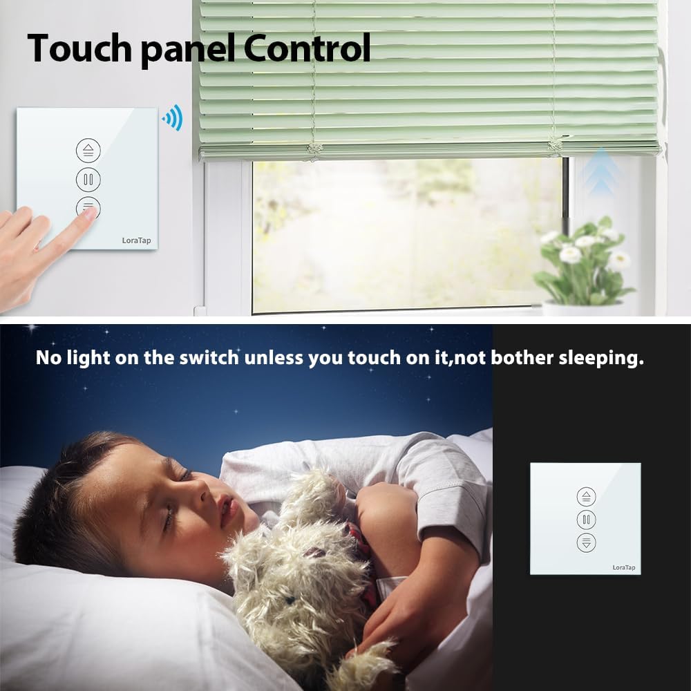 Tuya EU WiFi Roller Shutter Curtain Switch - Motorized Blinds Remote Control Smart Home Automation 4 Channels Remote