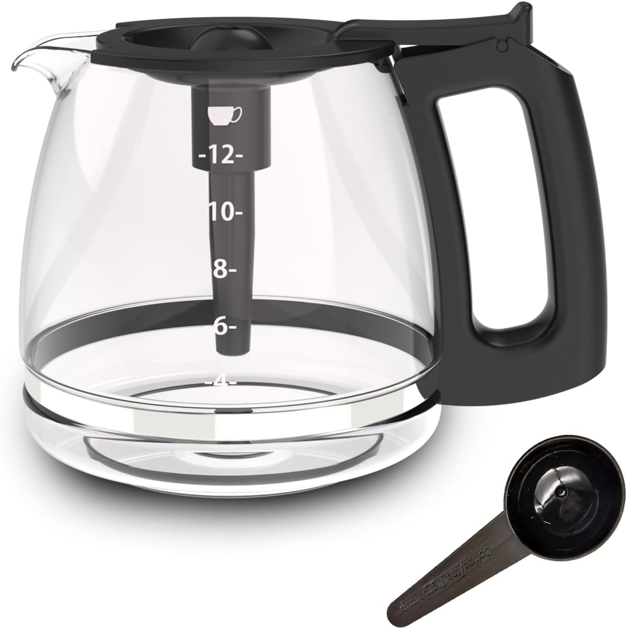 Replacement Coffee Pot Compatible for KitchenAid Coffee Maker KCM1209 KCM1208 KCM222