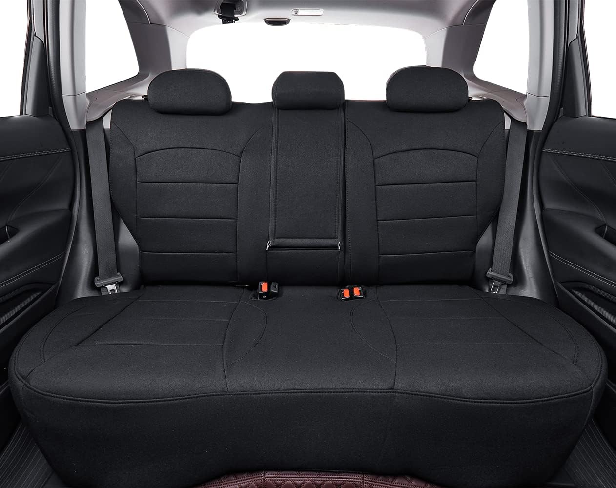 coverdream Custom Fit Impreza Car Seat Covers for Subaru Impreza 2012 2013 2014 2015 2016,Full Coverage Polyester Seat Protector (Full Set,Black)