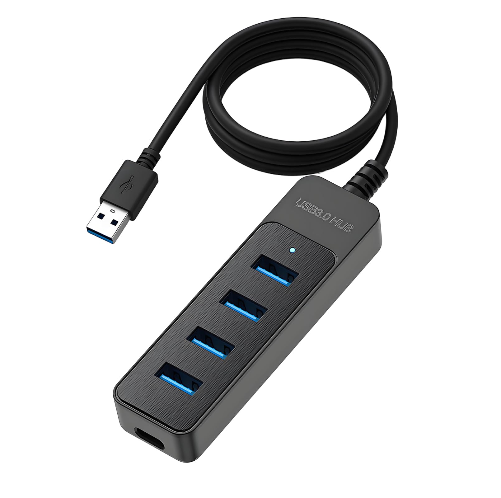 Leloco 4-Port USB Hub 3.0, USB Adapter Mehrfach Verlängerung