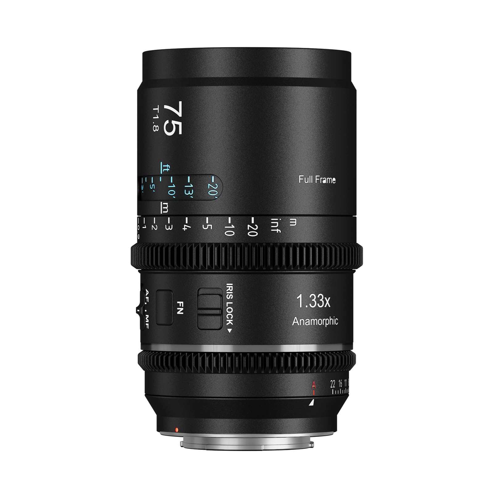 Astra 75mm T1.8 1.33X Anamorphic Prime Lens, Full-Frame Autofocus Cine Lens with Large Aperture for L-Mount Cameras, for S5, S9, S1R, S1H, fp L, fp, SL2 (Neutral Flare)
