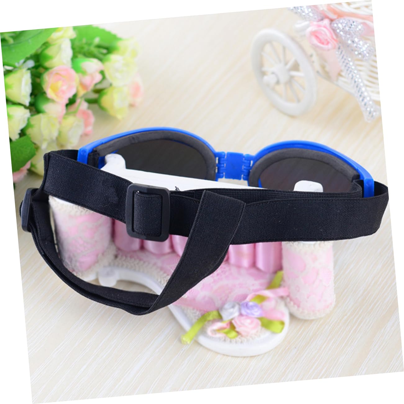 SHERCHPRY Uv Protection Dog Sunglasses Cat Ear Novelty Glasses Small Dog Goggles Lightweight Great for Parties