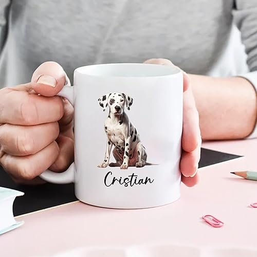 Miniatura 36 de Taza de cerámica personalizada para perros Chow Chow Chow, taza de café con nombre personalizado Chow Chow, regalos para los amantes de los perros