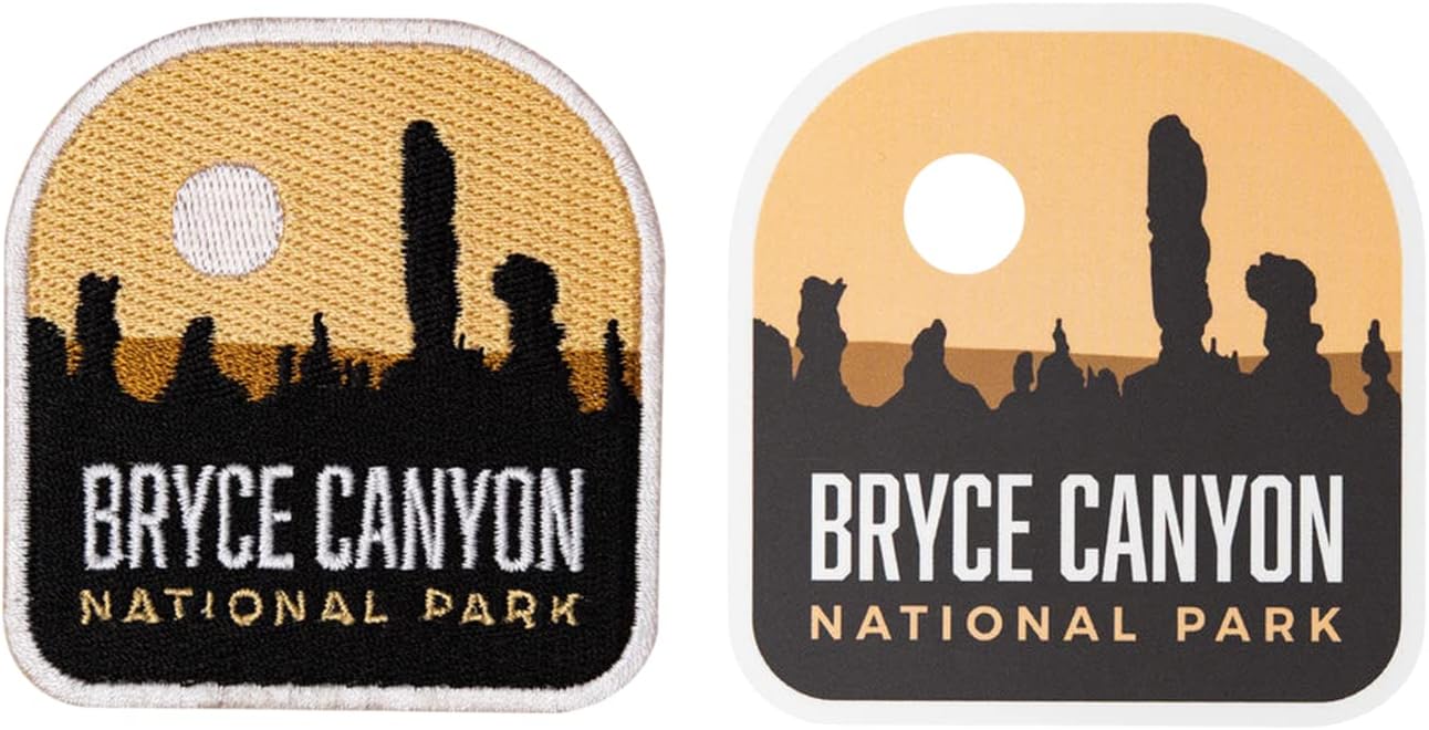Bryce Canyon National Park Bundle - Travel Patch and Vinyl Sticker