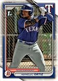 2024 BOWMAN PROSPECTS #BP-16 ABIMELEC ORTIZ RANGERS BASEBALL OFFICIAL TRADING CARD OF MLB