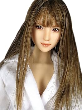 Amazon | FunPlus 1/6 フィギュア ドール 用 ヘッド 植毛タイプ