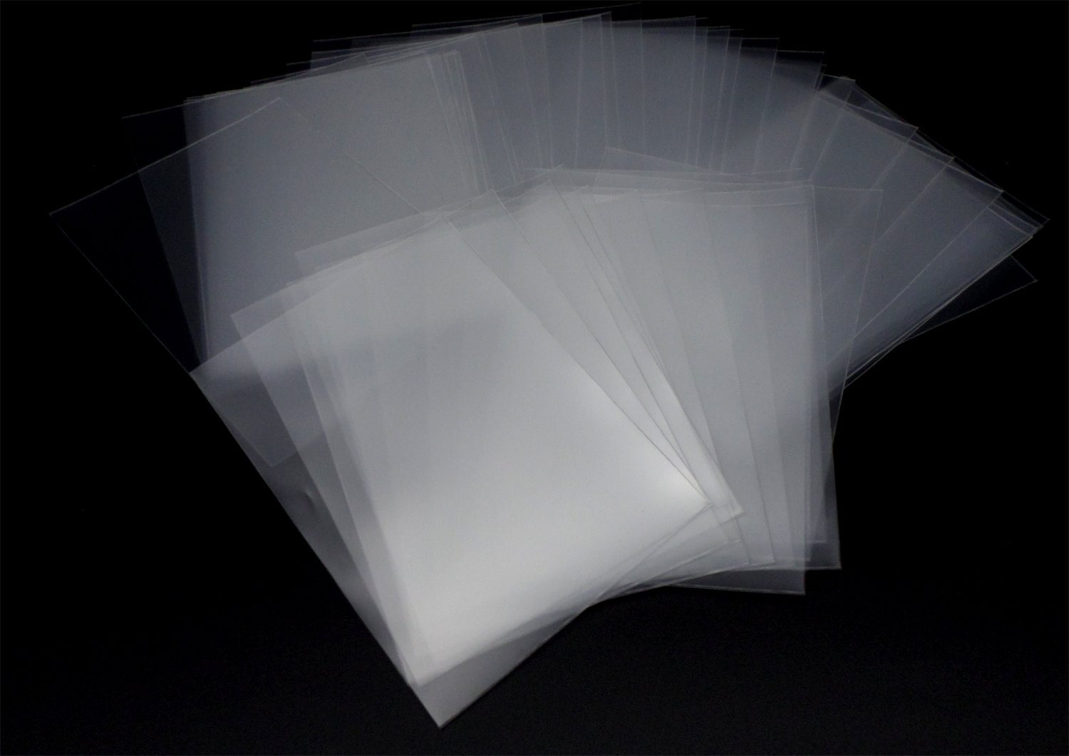 docsmagic.de 5 x 100 Mat Clear Card Sleeves Standard Size 66 x 91 - PKM - MTG