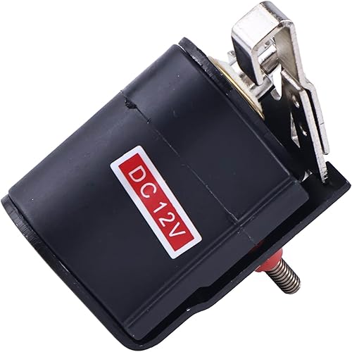 ZTUOAUMA Solenoide de apagado de combustible de 12V 26214 para bomba de inyección Stanadyne Roosa Master 6.2 6.9 7.3 5.7 6.5 Reemplazar para John