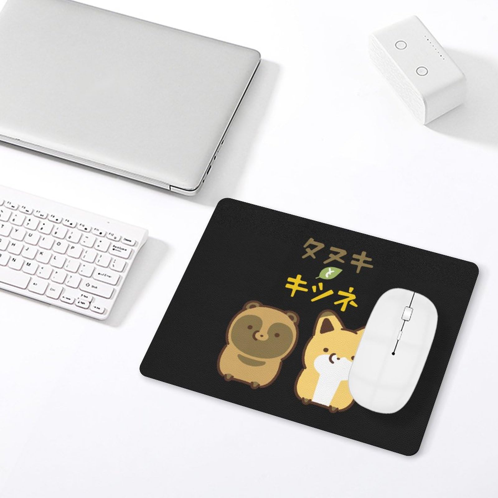 Amazon.co.jp: マウスパッド タヌキとキツネ リストレスト ゲーミング