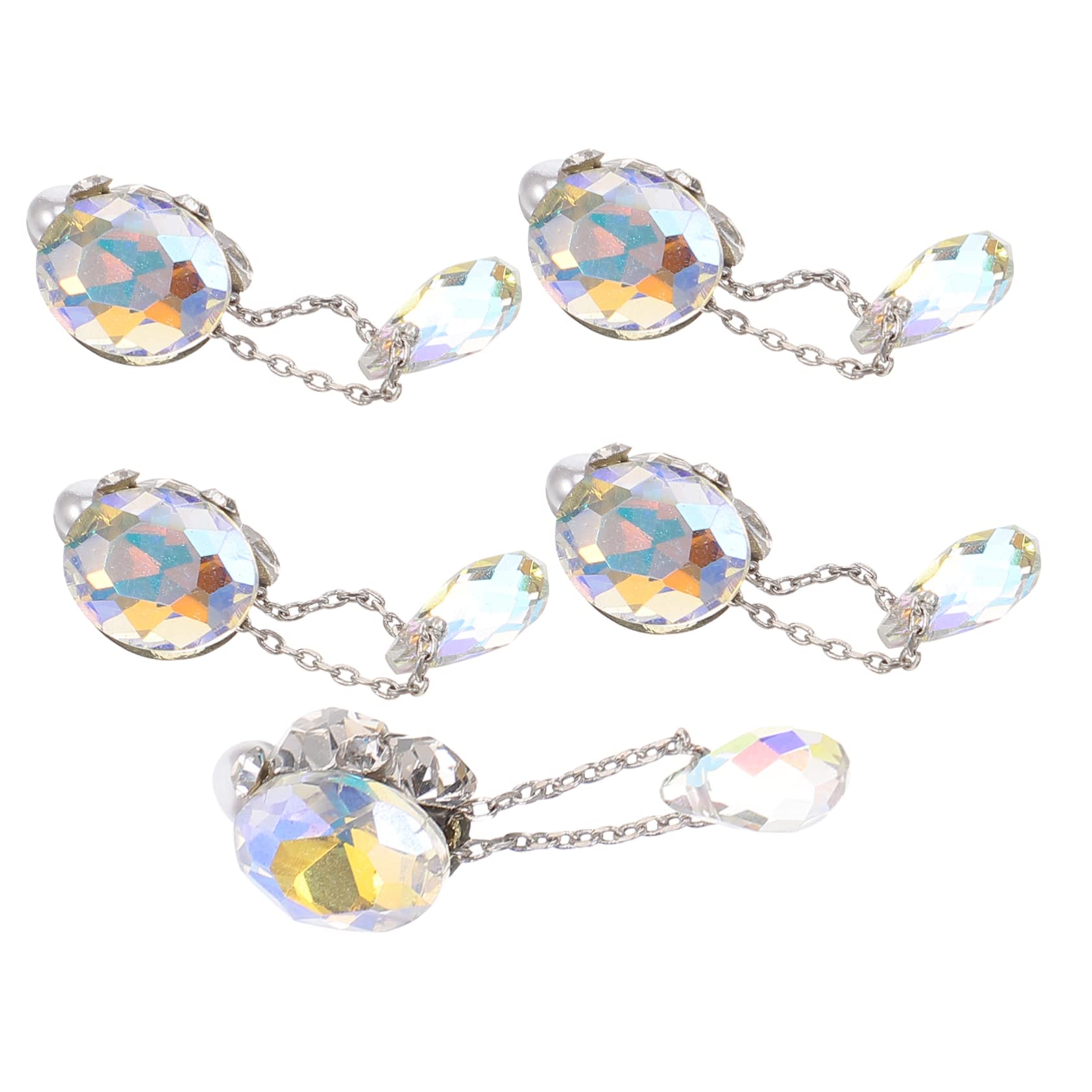 SHERCHPRY 5 Set Pendente Forniture Gioielli Per Unghie Per Nail Art Decorazioni Unghie Bling Penzolante Decorazioni Fai Da Te Per Nail Art Cristallo Di 5 Pezzi*5