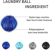 Vista 3 de Removedor de pelo de mascotas para lavandería, bolas reutilizables para quitar pelusas, bolas de lavado para secadora de ropa, bola para depilación