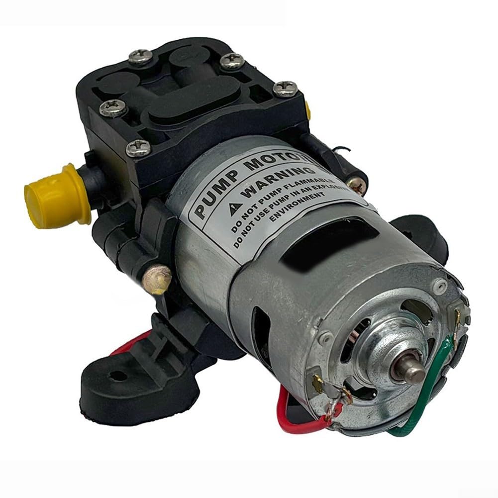 Cabezal de bomba de motor pulverizador 12V, Cabezal de bomba de montaje de motor, Batería de litio Cabezal de bomba de motor pulverizador de 12V para mantenimiento de jardín, Control de plagas