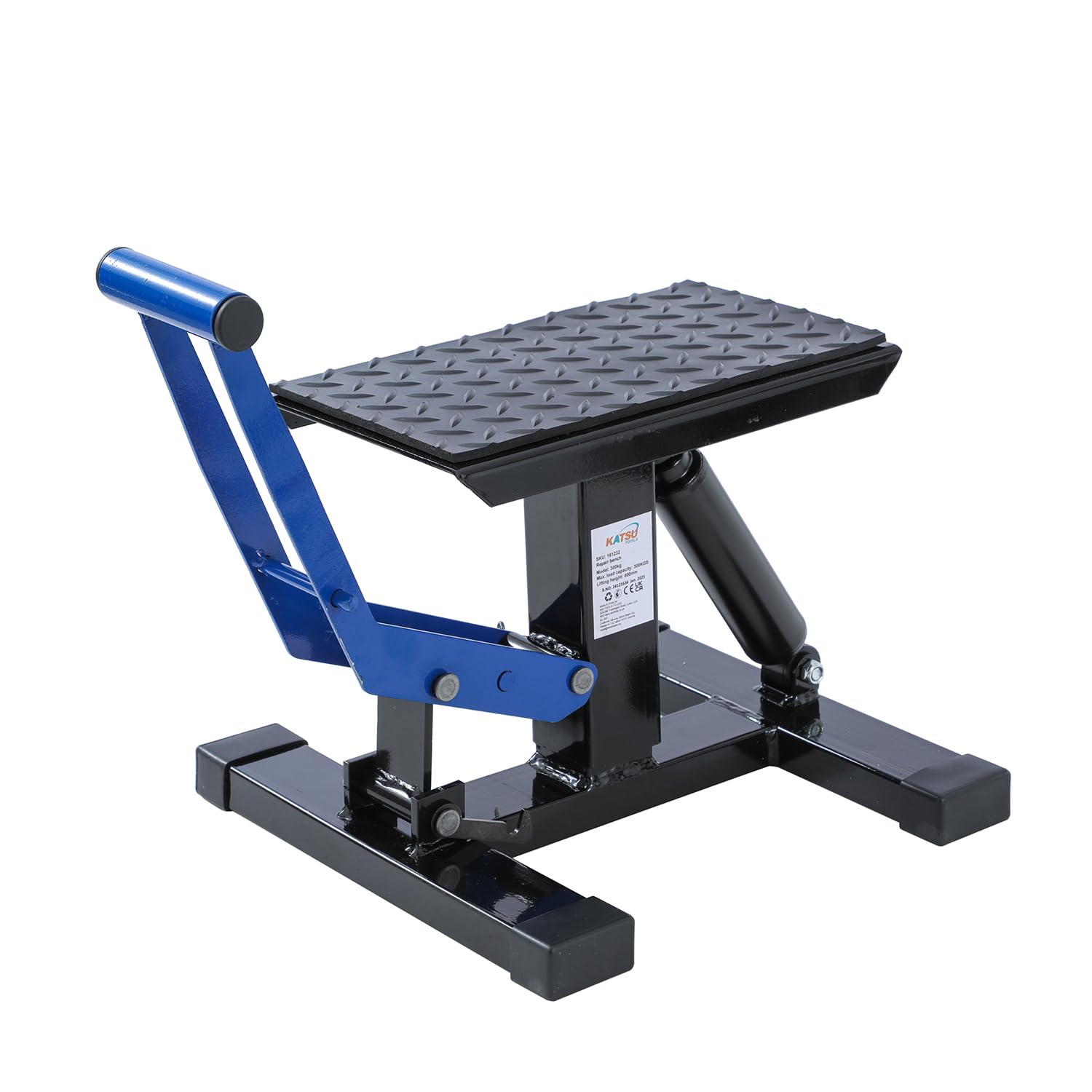 KATSU Tools Elevador Moto Motocross Soporte Hidráulico Ajustable con Amortiguador 161232
