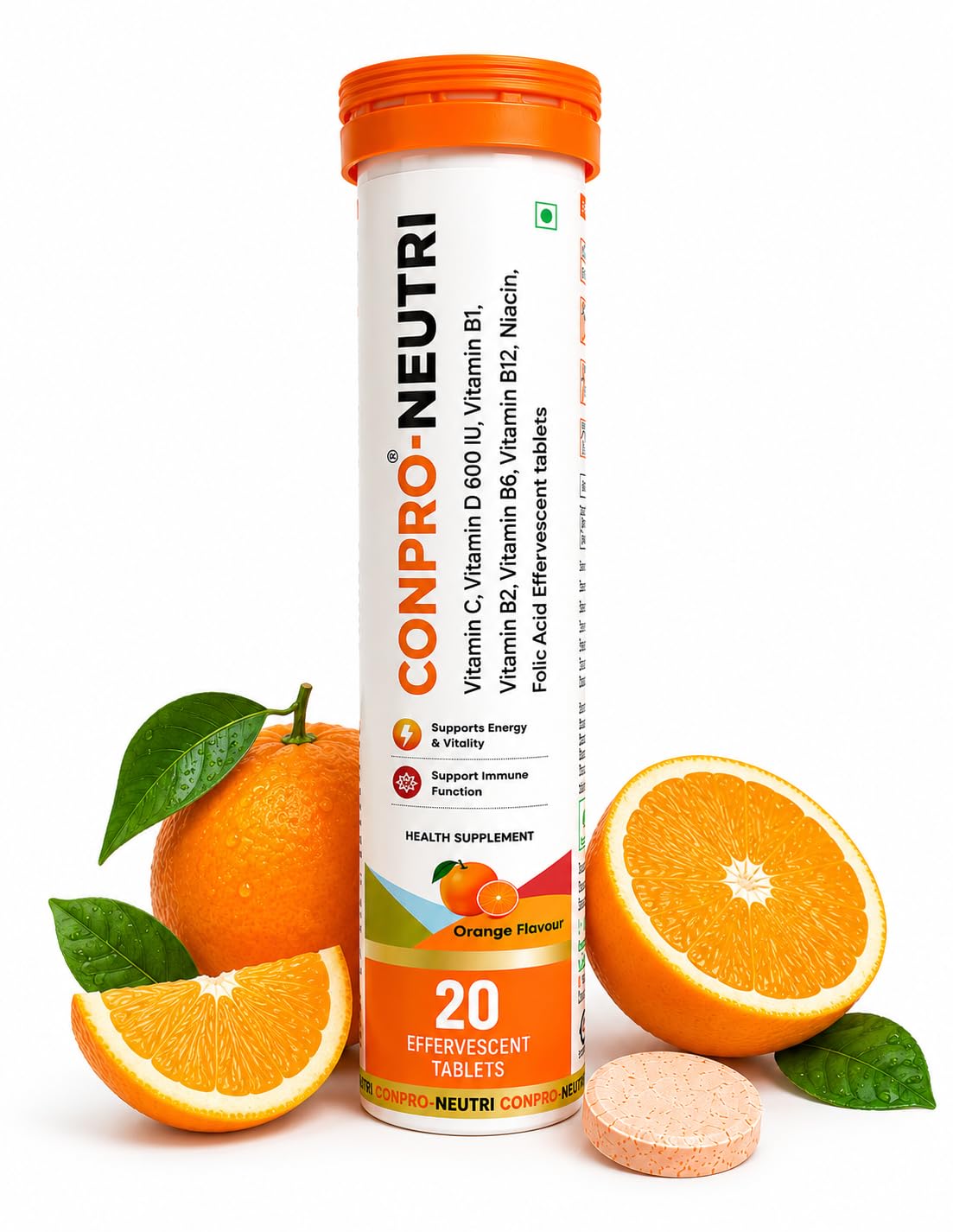 Neutri Multivitamin Effervescent Tablets, Orange Flavour, 20 — Amazon image 7