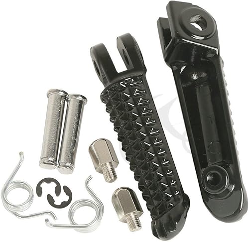 Miniatura 6 de TCT-MOTORPARTS Reposapiés delantero negro para Yamaha YZF-R1 98-23 YZF-R6 99-12 YZF-R6S 03-08