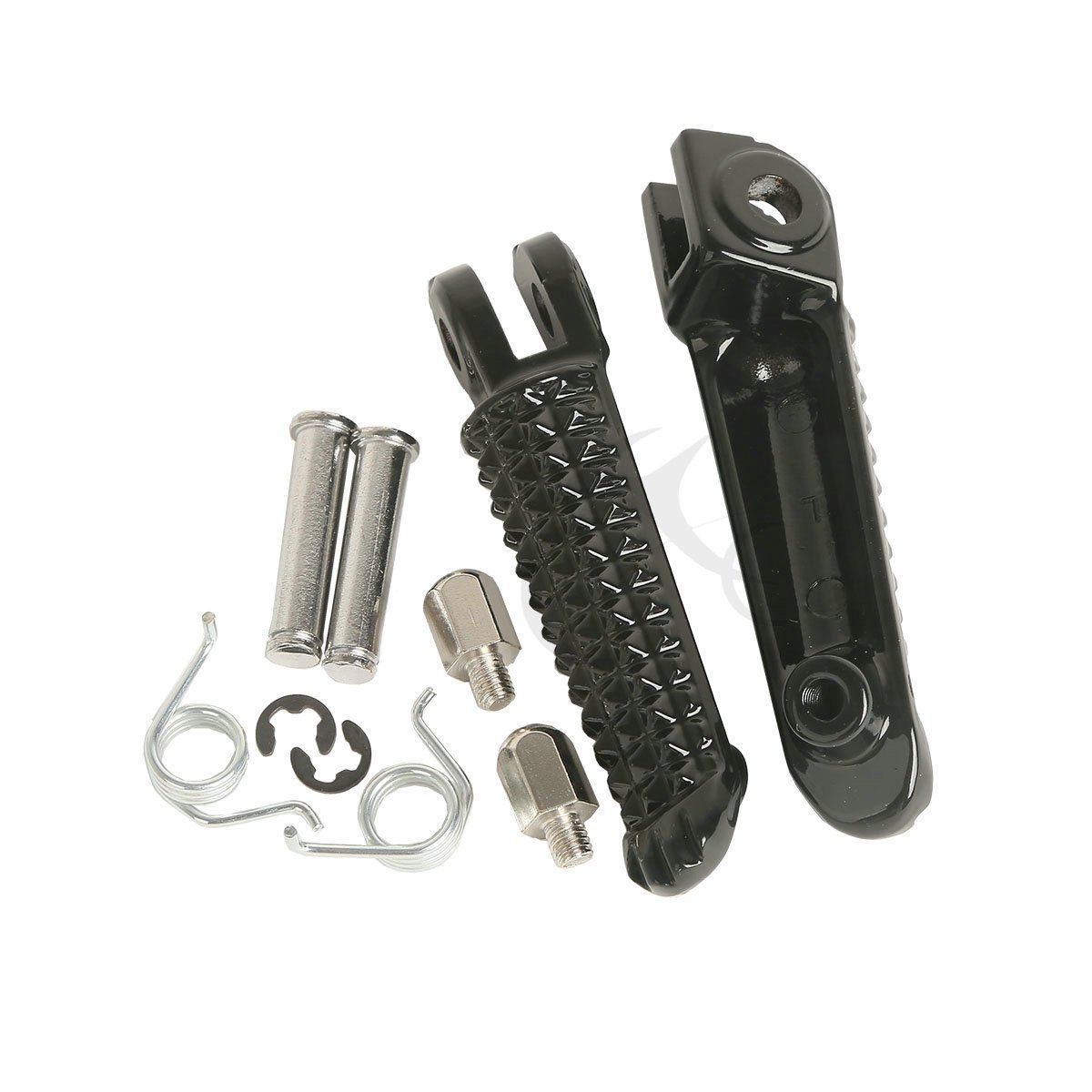 VPZMT Front Foot Pegs Footrests Pedal Fits For Yamaha YZF R1 1998-2023, R1S R1M 2015