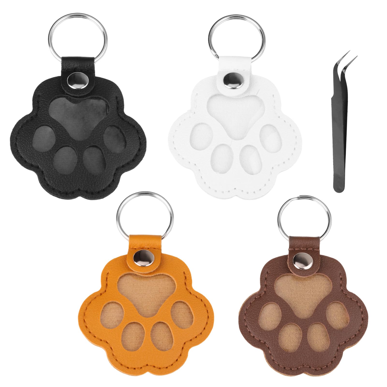 Boîte à Souvenirs pour Poils d'animaux de Compagnie, Porte-clés en Fourrure pour Animaux de Compagnie, Accessoire de Clé ou de Sac