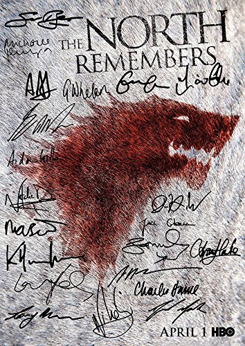 Game Of Thrones Season 4 North Remembers (11.7 X 8.3) Tv Print 21 Cast Emilia Clarke, Kit Harrington, Sean Bean, Peter Dinklage, Lena Headey, Charles Dance, Richard Madden, George RR Martin, Carice van Houten, Maisie Williams, Michelle Fairley, Iain Glen, Aidan Gillen, Isaac Hempstead Wright, Natalie Dormer, Jack Gleeson, Gemma Whelan, Alfie Allen, Rory McCann, Sophie Turner, Nikolaj Coster-Waldau