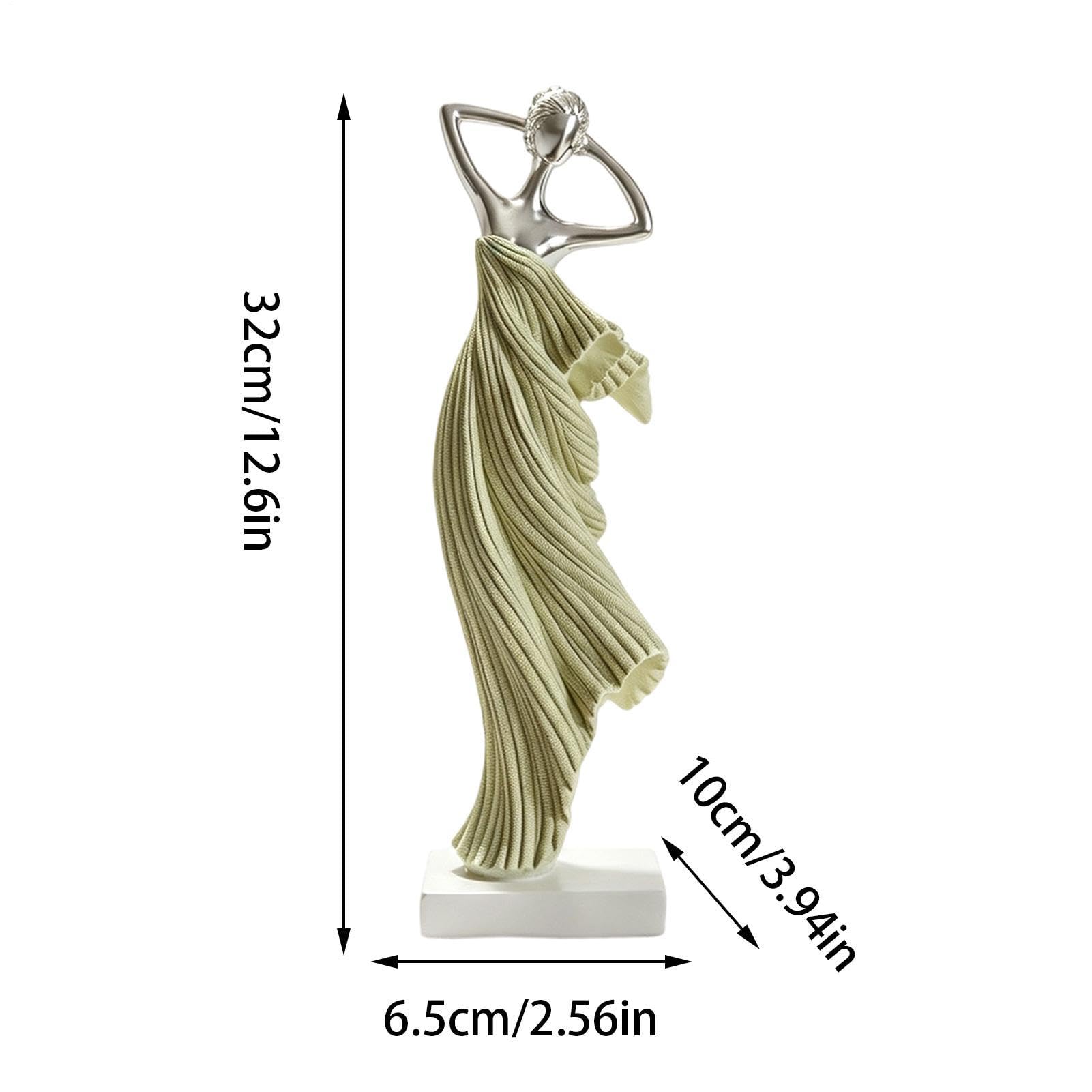 Estatua Abstracta Moderna De Bailarina Escultura Artística De Resina
