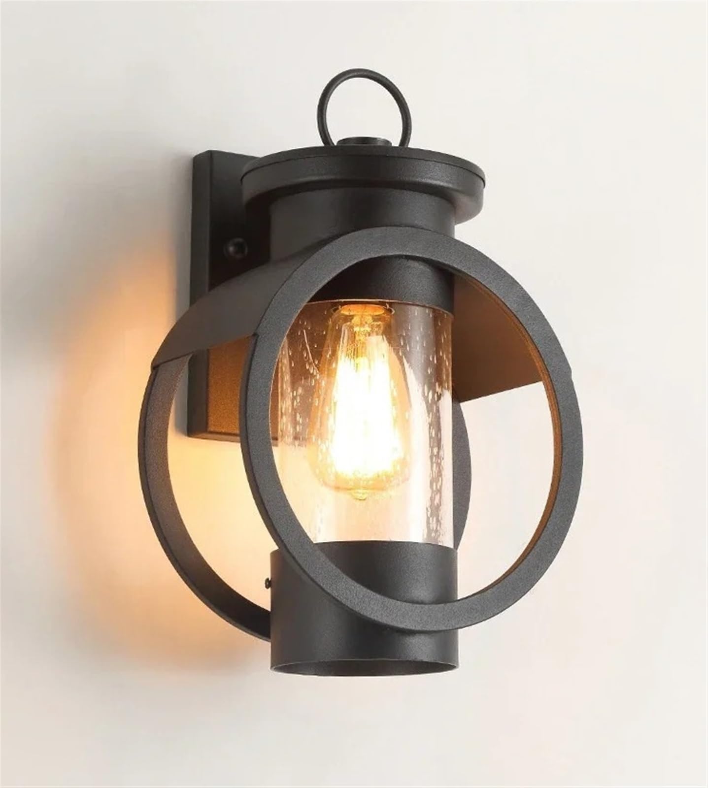 Luminaire extérieur E27 étanche IP65 pour porche entrée et façade moderne