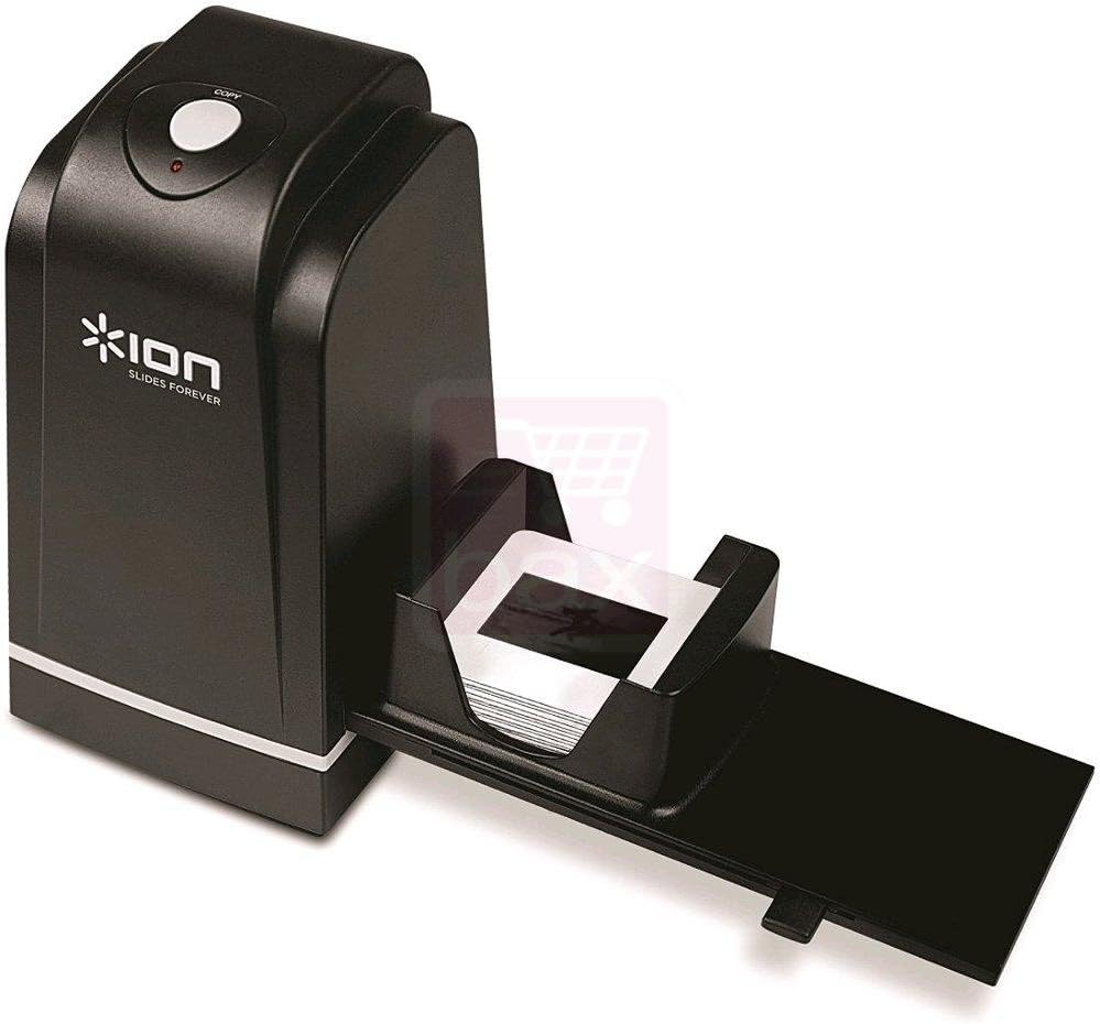ION Audio Slides Forever | USB 35mm Slide & Negative 5 Mega Pixel Scanner with Rapid Slide Feeder for Mac and PC