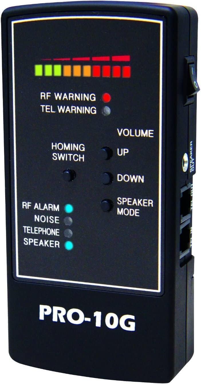 KJB DD804 Model PRO-10G Cell Phone and GPS Detector, Detects All GSM Including Baby-Monitors/GSM Alarm/GSM, Detects Transmitting Spy Phones, Detects GPS Trackers While Transmitting