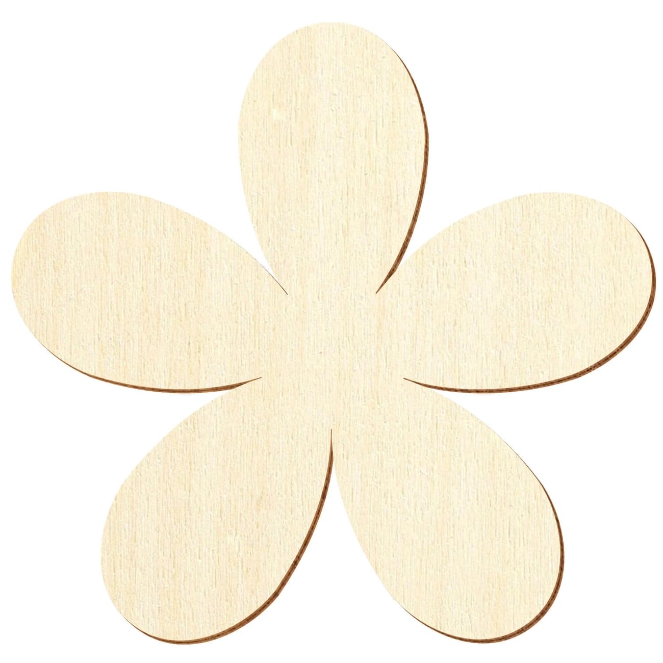 Holz Plumeria - Zuschnitt 3-50cm Deko Basteln