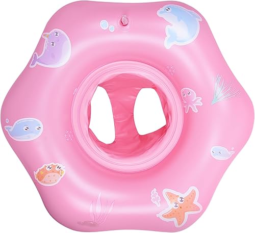 Miniatura 6 de Baby Pool Floats Swimming Ring: Baby Floaties for Infants 6-48 Months Toddler Qoosea Baby Swimming Floats with Patch Kit