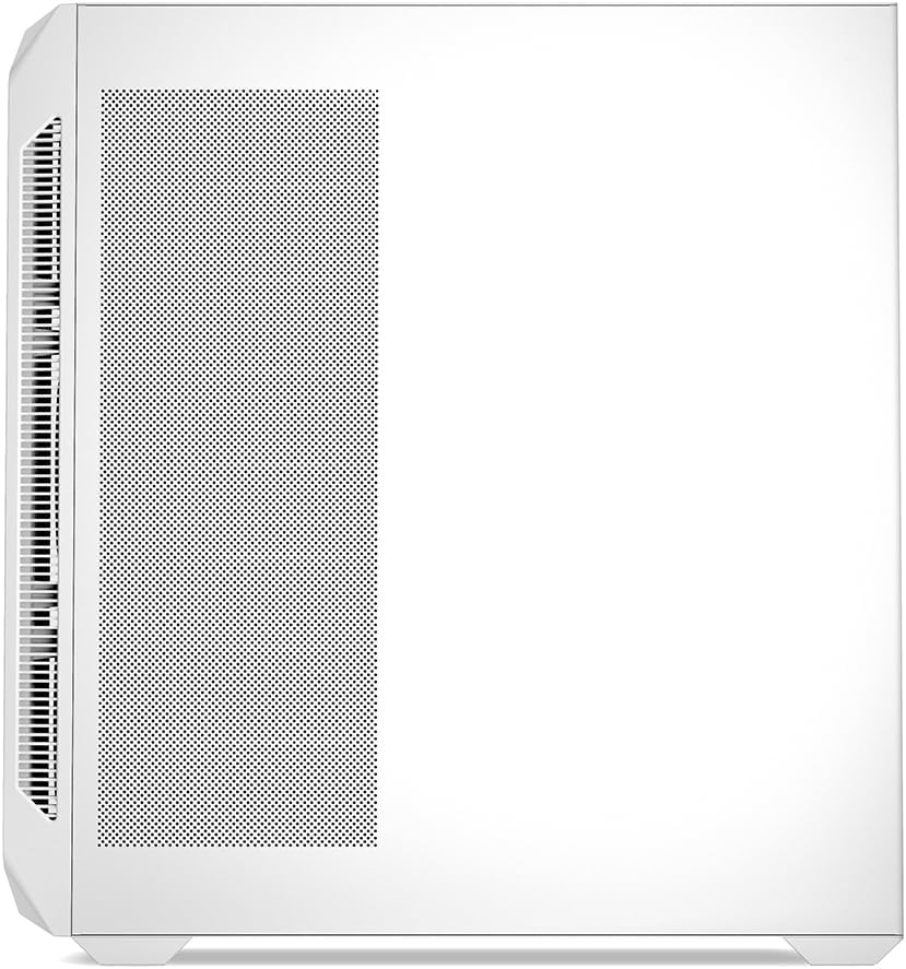 Sharkoon SHA-AK5M-RGB-WT Middle Tower PC Case for Rear Connector AK5M RGB White Front Mesh Panel Supports ATX (BTF) / Mini-ITX/Micro ATX (BTF) Standard Motherboards 4.7 inches (120 mm) ARGB Fan 4