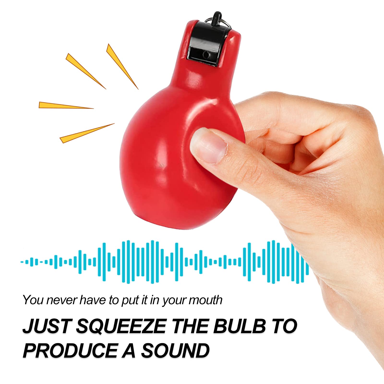 Image secondaire de Lot de 2 Sifflets Poire Ruikdly pour Sport