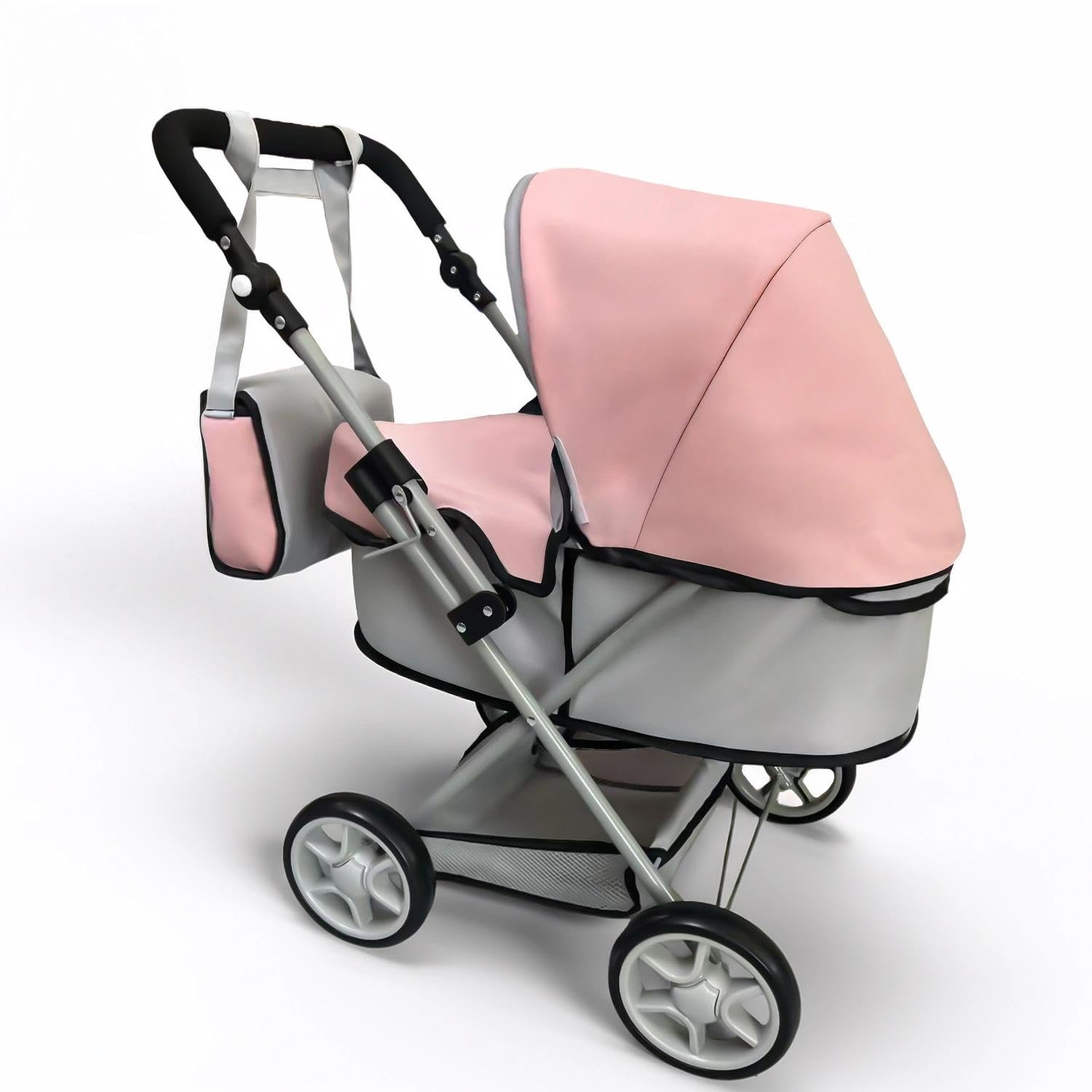 Anano Carrito Bebe Juguetes Multifuncional con Diseño Realista – Carro Bebe Juguete Imaginativo Cochecito Muñecas De hasta 55 Cm, Carrito Muñecas Niña 3 Años | Carro Bebe Juguete Imaginativo Cochecito Muñecas De hasta 55 Cm, Carrito Muñecas Niña 3 Años
