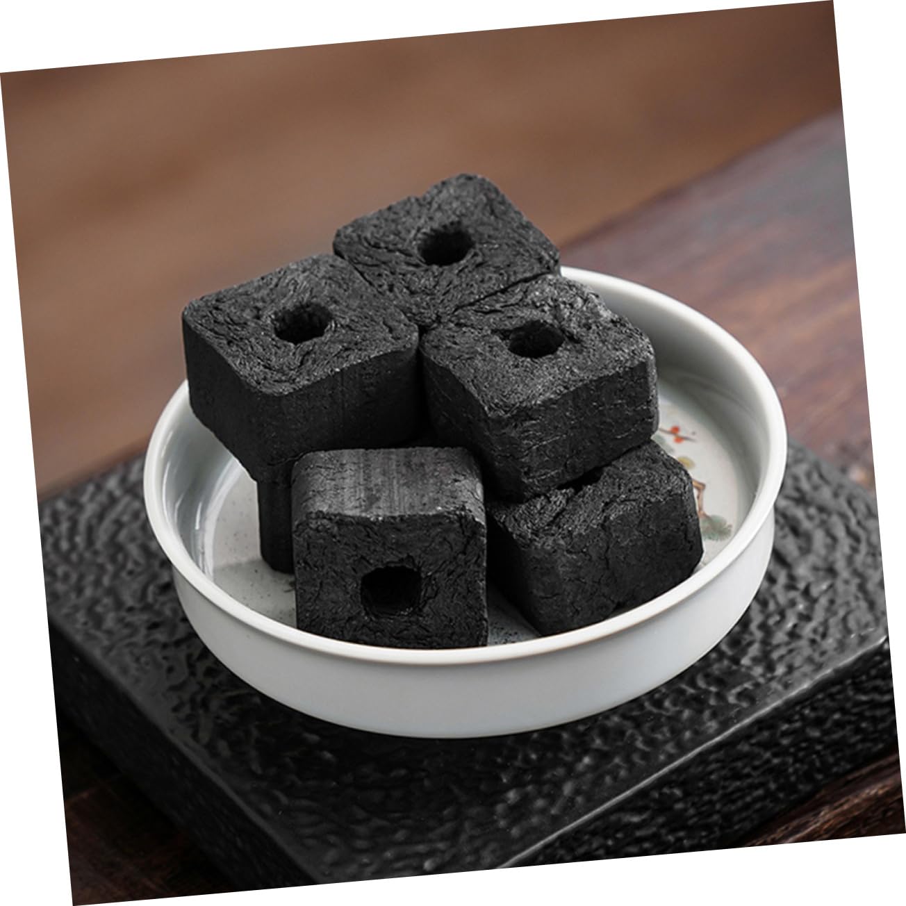 Charcoal Tablets Long-Burning Odorless and Smoke for Grilling Fireplaces and Camping Trips