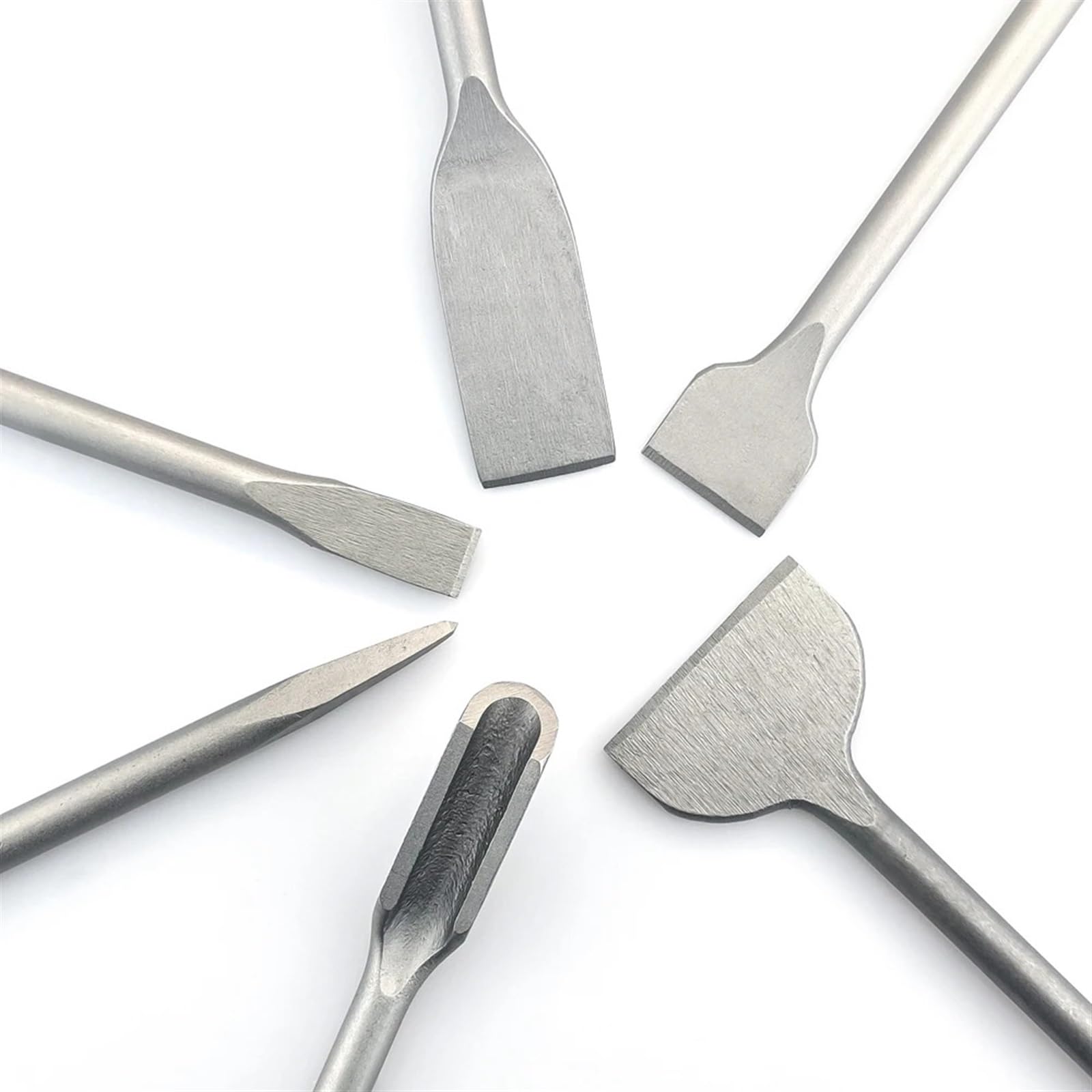 Set di Scalpelli Set di scalpelli con Gambo for Trapano a percussione, scalpello Piatto, Utensili for muratura for Cemento, Mattoni, Muro, Roccia, 250 mm(3PCS Chisels)