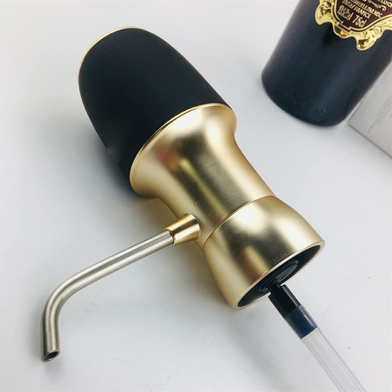Verificadores de licores Wine Pourer Intelligent Decanter Wine Aeroator Wine Regals One-Touch Portátil Presión Aire Aireador Aireador Cocina Herramienta Restaurantes, Buques de Vino.
