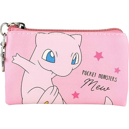 Amazon Co Jp ティーズファクトリー フラット ミニ ポーチ ポケットモンスター ミュウ 1 3 12 7 5cm シューズ バッグ