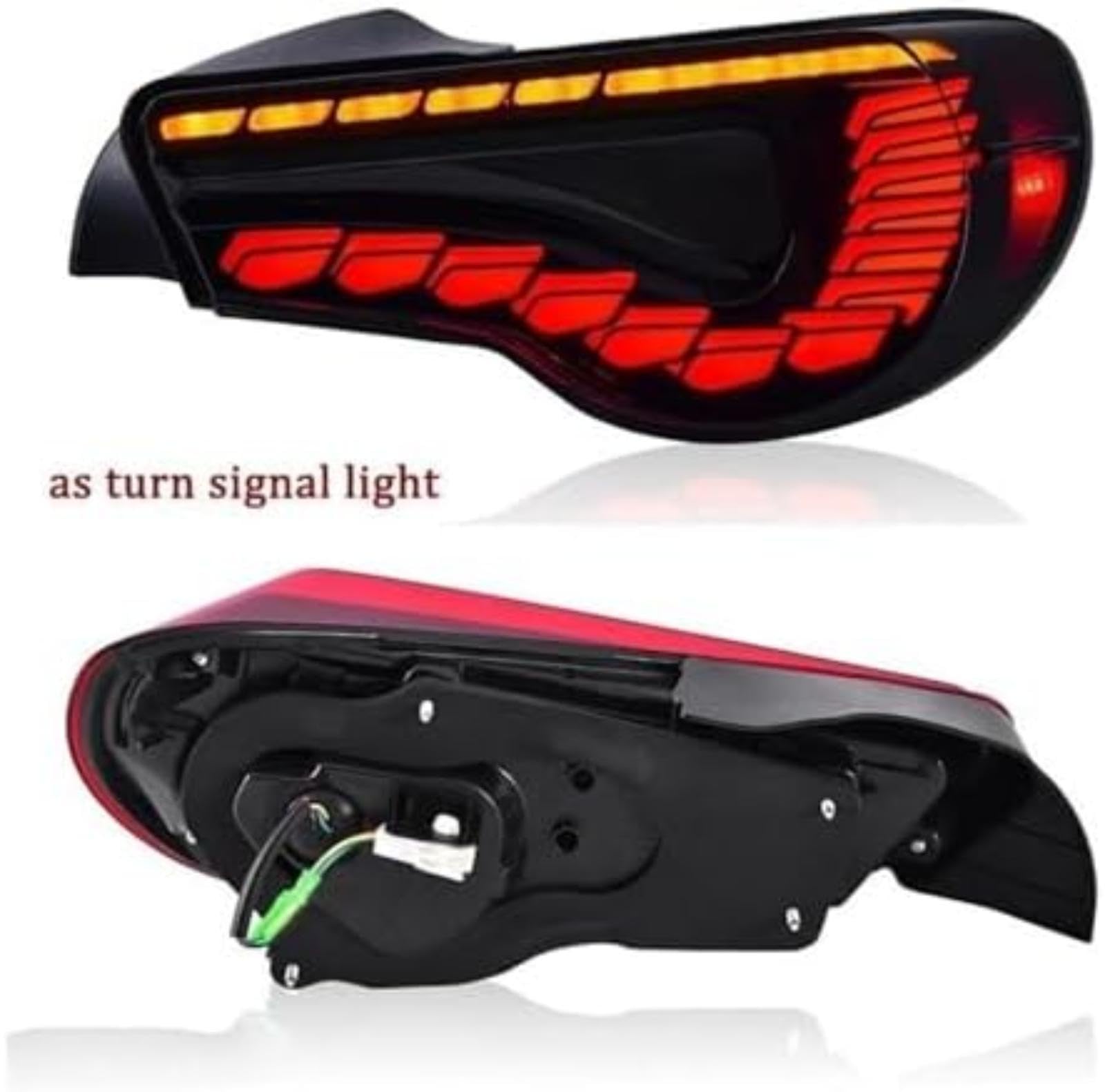 Dla TOYOTA, Gt86, dla Scion Frs tylny hamulec roboczy lampa cofania dynamiczny kierunkowskaz lampy tylne światło tylne samochodu Lampka kontrolna lusterka bocznego (A Pair) (A Pair)