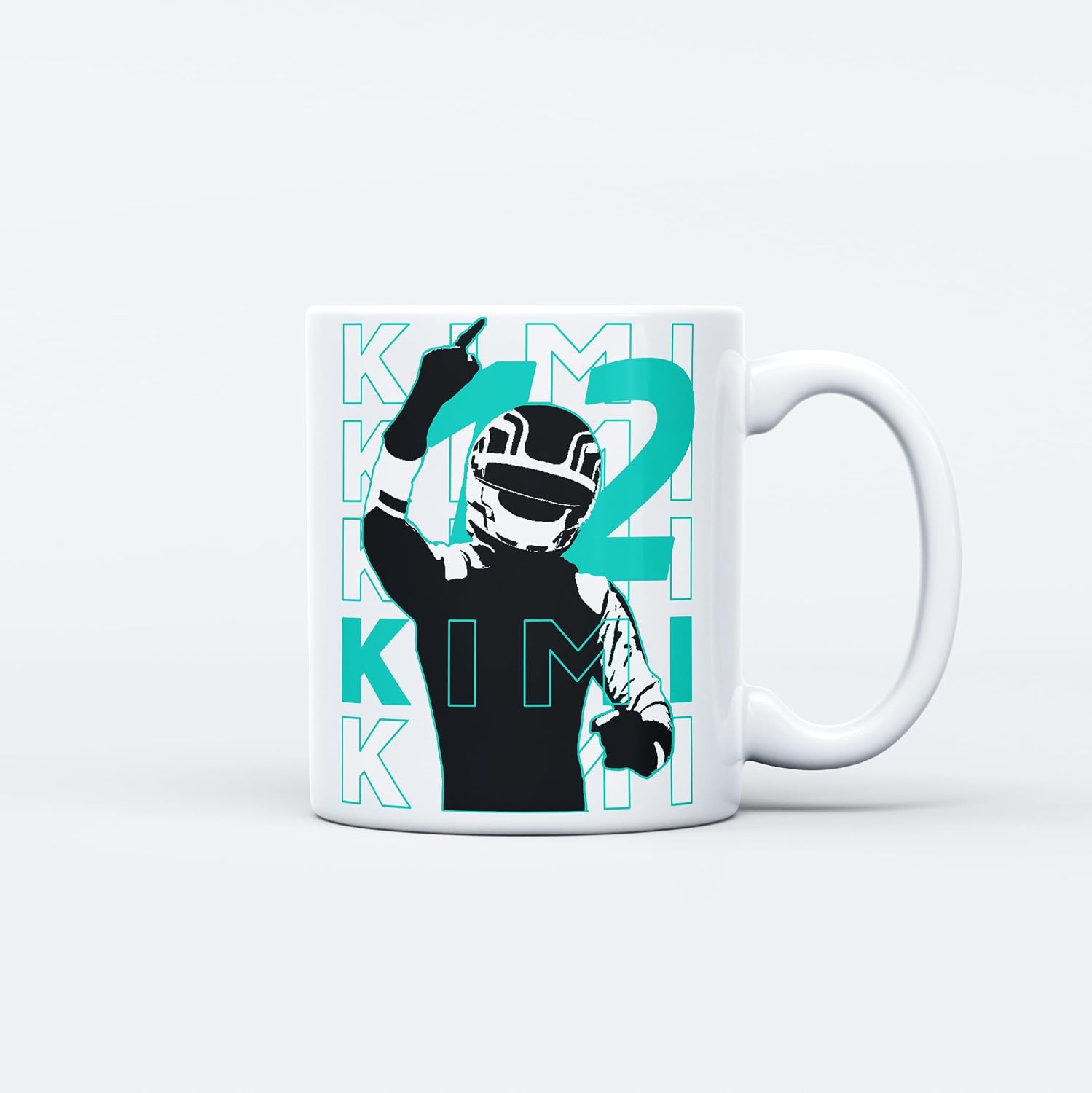 Kubek z motywem F1, Kubek Formuła 1, F1 Kubek kierowcy, Charlec, Lando, Lewis, Max, Prezent dla fana F1, Formuła 1 prezent (Kimi)