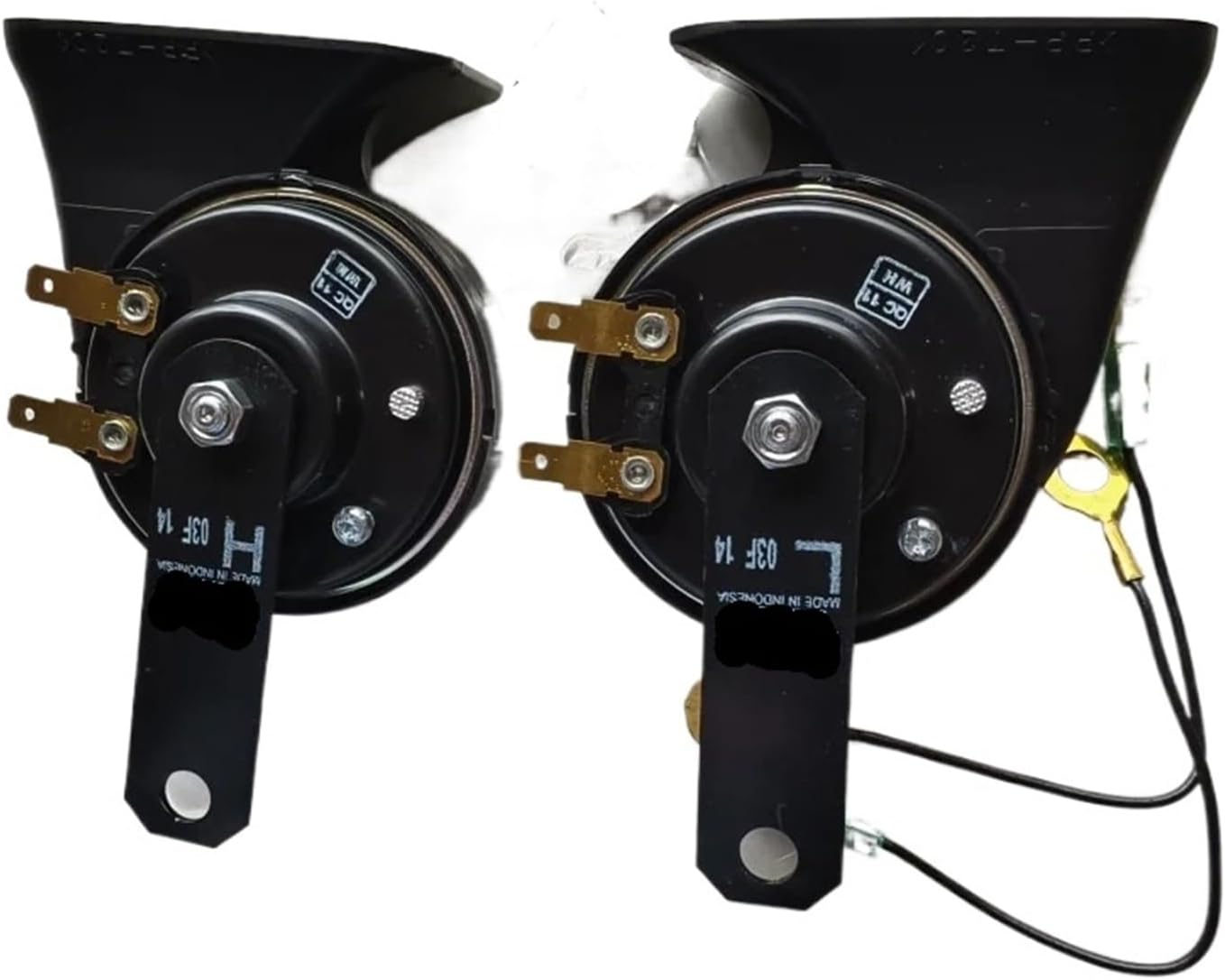 1 Set New For DENSO Car 12V Power Tone Snail Horn For Any Car Toyota Honda