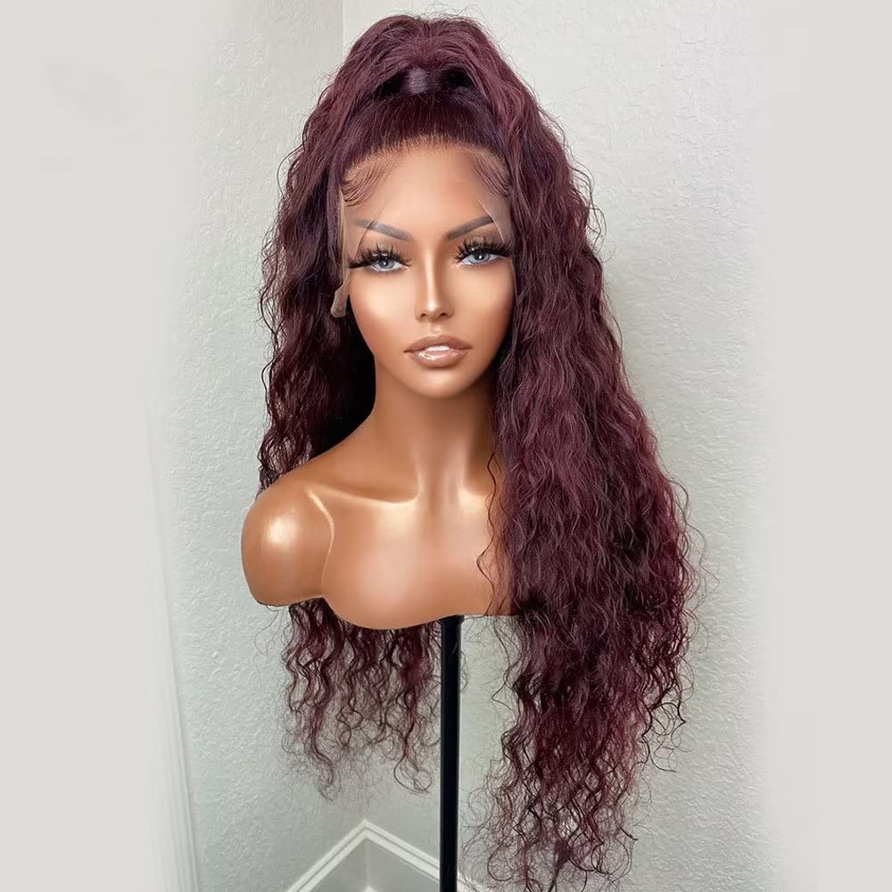 Wig Fake Scalp Wig Lace Front Human Hair Wigs Body Wave Natural Hairline Invisible Remy Pre Plucked Bleached Knots For Black Women 16 Inch