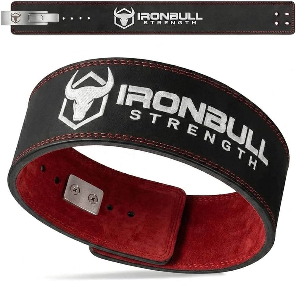 10mm Powerlifting Lever Belt – IPF Approved 4 Inch Weightlifting Belt for Squat, Deadlift & Strength Training – Premium Leather Lever Belt for Men & Women
