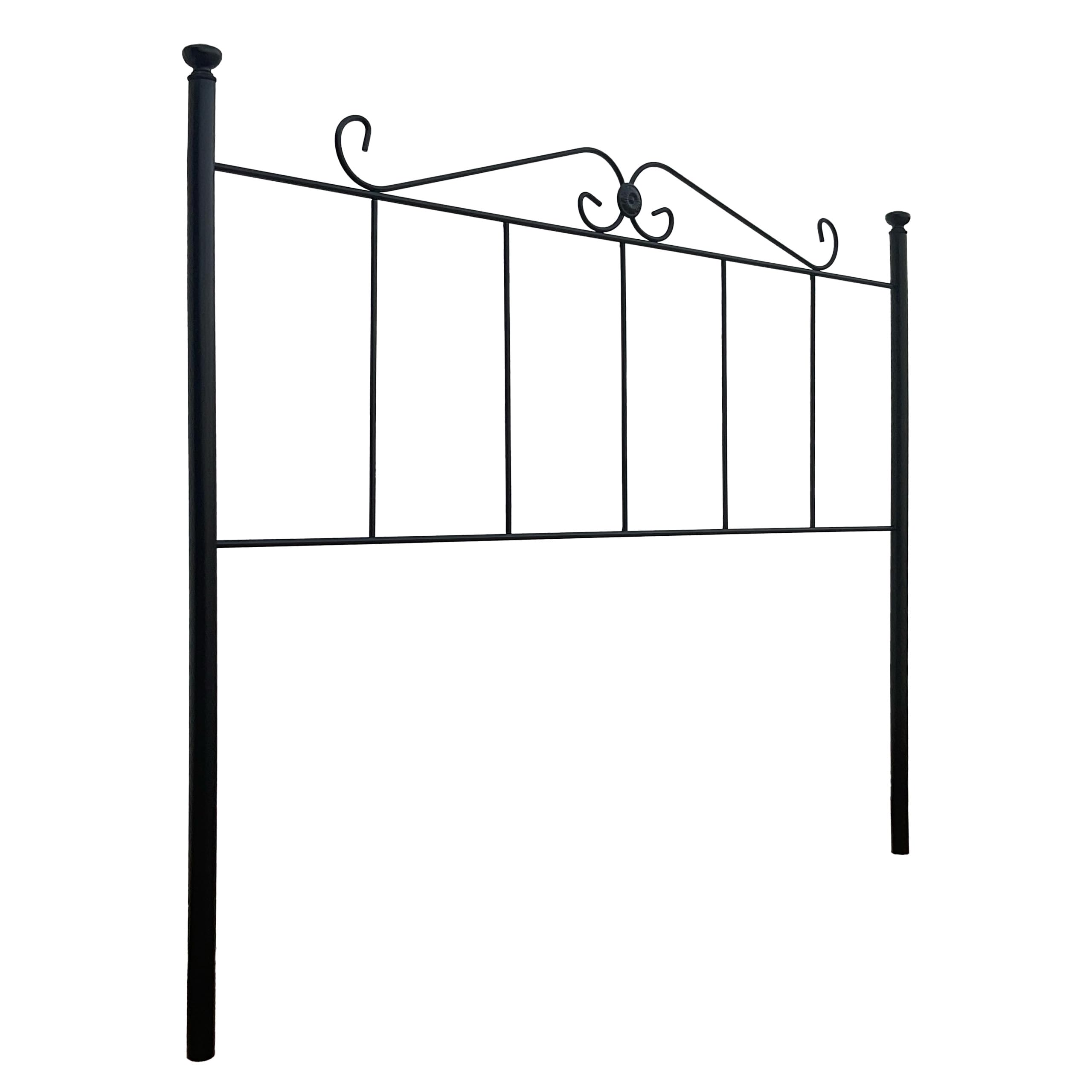 Cabecero Forja Salamanca, Cabezal para Cama, Cabecero, Cama Matrimonio e Individual, Cama De Hierro, Cabezal Forja, Cabecero Juvenil, Hecho En España (Negro, 135 cm)