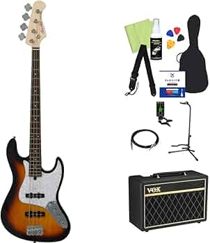 Bacchus Universe WJB-360R 3TS ジャズベース エレキ Amazon | Bacchus WJB-360R 3TS ベース 初心者12点セット 【VOXアンプ